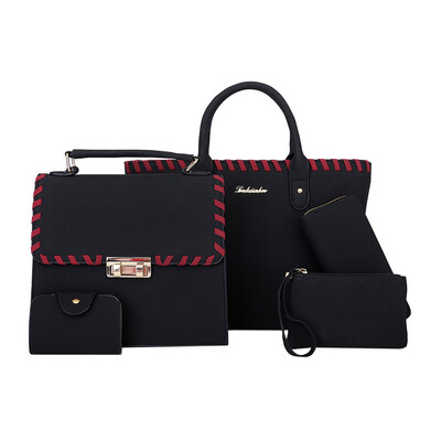 Tailored Fashion Women Weaving Handbag Wild Composite Bag Shoulder Messenger Bag 5PCs
Tailored Fashion Women Weaving Handbag Wild Composite Bag Shoulder Messenger Bag 5PCs