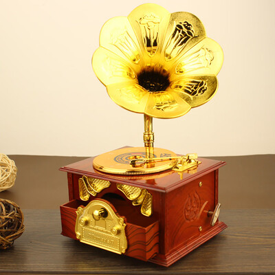 Gobestart Phonograph Box Christmas Birthday Holiday Gift Music Box Best Gift Table Decor
Gobestart Phonograph Box Christmas Birthday Holiday Gift Music Box Best Gift Table Decor