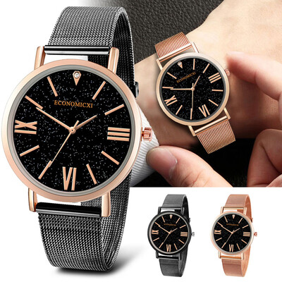 Gobestart Stainless Steel Mesh Belt Watch Starry Roman Scale Diamond Mens Quartz Watch
Gobestart Stainless Steel Mesh Belt Watch Starry Roman Scale Diamond Mens Quartz Watch