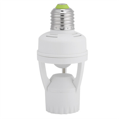 Sensor LED SocketE27 LED Lamp Bulb Holder Light Switch Socket Adjustable Infrared Motion Sensor AC110-240V E27 Socket Base
Sensor LED SocketE27 LED Lamp Bulb Holder Light Switch Socket Adjustable Infrared Motion Sensor AC110-240V E27 Socket Base