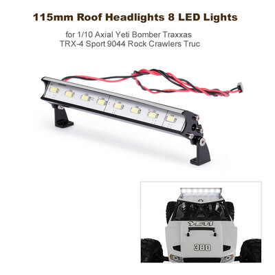 115mm Roof Headlights RC Off-Road Dome 8 LED Lights for 110 Axial Yeti Bomber Traxxas TRX-4 Sport 9044 Rock Crawlers Truck
115mm Roof Headlights RC Off-Road Dome 8 LED Lights for 110 Axial Yeti Bomber Traxxas TRX-4 Sport 9044 Rock Crawlers Truck