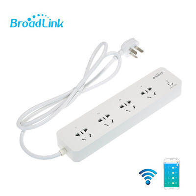 BroadLink MP1 WiFi Smart Power Strip Socket Multi-Plug Timer Switch Power Strip Outlet with 4 AC Outlets AUEUUS Free App Remote
BroadLink MP1 WiFi Smart Power Strip Socket Multi-Plug Timer Switch Power Strip Outlet with 4 AC Outlets AUEUUS Free App Remote