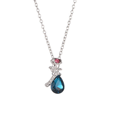 2019 Trend Woman Necklace Angel Tears Shape Crystal Pendant Necklace Flower Jewelry Beautiful
2019 Trend Woman Necklace Angel Tears Shape Crystal Pendant Necklace Flower Jewelry Beautiful