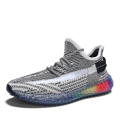 Mens shoes mesh shoes rainbow soles mens sports shoes fashion breathable flying woven shoes
Mens shoes mesh shoes rainbow soles mens sports shoes fashion breathable flying woven shoes
