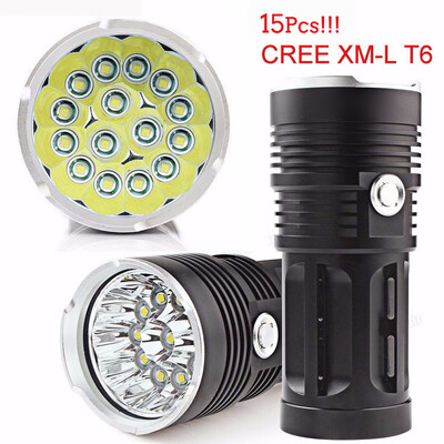 Saidsome 15x XM- T6 LED Flashlight Torch 4x 18650 Hunting Light Lamp flashlight lamp
Saidsome 15x XM- T6 LED Flashlight Torch 4x 18650 Hunting Light Lamp flashlight lamp