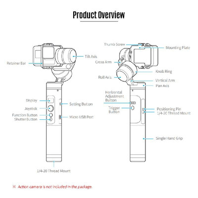 FeiyuTech G6 3-Axis Stabilized Splash-Proof Handheld Action Camera Gimbal Stabilizer Support WiFi BT Connection OLED Screen for
FeiyuTech G6 3-Axis Stabilized Splash-Proof Handheld Action Camera Gimbal Stabilizer Support WiFi BT Connection OLED Screen for