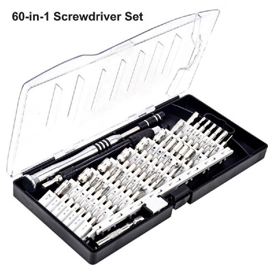 60-in-1 Screwdriver Set Professional Screwdriver Multifunction Repair Tool Kit for Mobile Phone Watch Tablet PC&More
60-in-1 Screwdriver Set Professional Screwdriver Multifunction Repair Tool Kit for Mobile Phone Watch Tablet PC&More