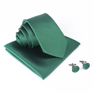 Solid color thread tie set mens cufflinks square scarf tie three-piece suit suit dress with essential tie
Solid color thread tie set mens cufflinks square scarf tie three-piece suit suit dress with essential tie