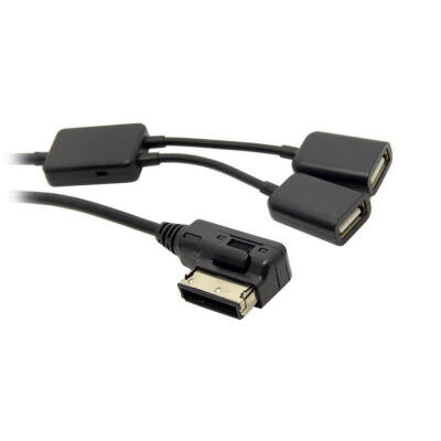 Car Interfaces AMI MDI To Dual USB Cable Female Charging Cable For Car VW AUDI A6L A4L A5 A8L Q5 Q7
Car Interfaces AMI MDI To Dual USB Cable Female Charging Cable For Car VW AUDI A6L A4L A5 A8L Q5 Q7
