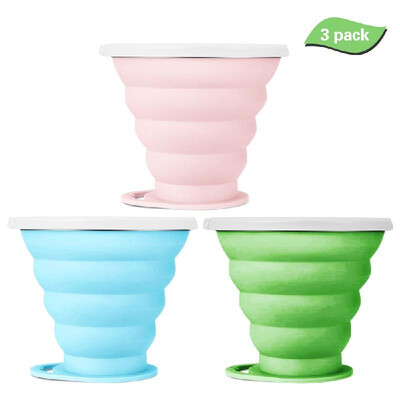 4 Pack Silicone Collapsible Cup 270ml Travel Cup with Lids Silicone Folding Cup for Hiking Camping Picnic
4 Pack Silicone Collapsible Cup 270ml Travel Cup with Lids Silicone Folding Cup for Hiking Camping Picnic