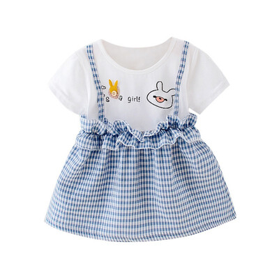 0-24M 1PC Children Baby Summer Girls Cute Plaid Fake Two Piece Bottoming Short Sleeved Sweet Casual Princess Dress
0-24M 1PC Children Baby Summer Girls Cute Plaid Fake Two Piece Bottoming Short Sleeved Sweet Casual Princess Dress