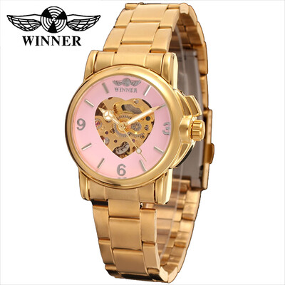 WINNER 203 Women Watch Semi-Automatic Mechanical Watch Time Display Fashion Casual Stainless Steel Strap Skeleton Female Wristwatc
WINNER 203 Women Watch Semi-Automatic Mechanical Watch Time Display Fashion Casual Stainless Steel Strap Skeleton Female Wristwatc