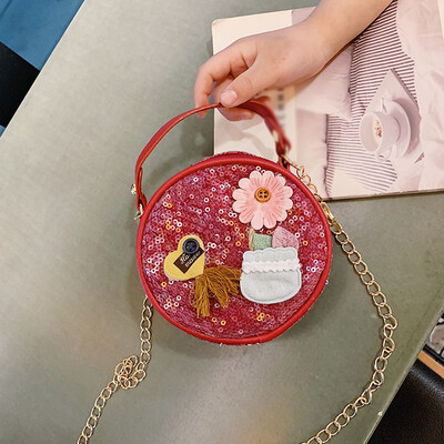 Tailored Fashion Girl Shoulder Bag Cute Flower Sequin Chain Messenger Bag Mini Coin Purse
Tailored Fashion Girl Shoulder Bag Cute Flower Sequin Chain Messenger Bag Mini Coin Purse