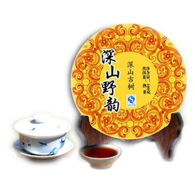 100g Yunnan Ripe Puer Tea Deep Mountain Wild Rhyme Ancient Black Puer Cooked Puerh Tea Cake Chinese Old Puerh tea
100g Yunnan Ripe Puer Tea Deep Mountain Wild Rhyme Ancient Black Puer Cooked Puerh Tea Cake Chinese Old Puerh tea