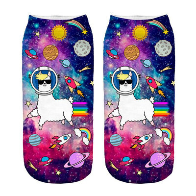 1Pair Women Low Cut Ankle Socks Funny Llama 3D Printing Socks Cotton Hosiery Printed Alpaca Socks
1Pair Women Low Cut Ankle Socks Funny Llama 3D Printing Socks Cotton Hosiery Printed Alpaca Socks