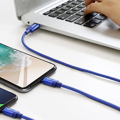 Baseus Multifunctional Data Cable Charging Cable One Drag Three Micro USB Type-C Lighting Charging Cable Phone Cables-12m
Baseus Multifunctional Data Cable Charging Cable One Drag Three Micro USB Type-C Lighting Charging Cable Phone Cables-12m