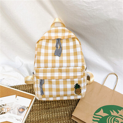 Girl plaid schoolbag female Korean version of high school students campus small fresh backpack double shoulder bag girl
Girl plaid schoolbag female Korean version of high school students campus small fresh backpack double shoulder bag girl