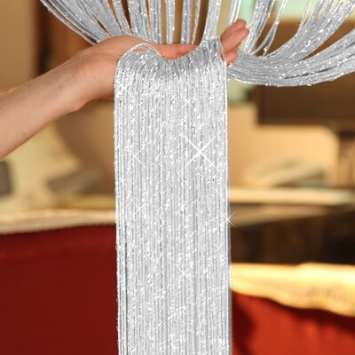 Fashion 200cm100cm String Sparkle Curtains Fly Screen Fringe Tassel Curtain Room Divider Decor
Fashion 200cm100cm String Sparkle Curtains Fly Screen Fringe Tassel Curtain Room Divider Decor