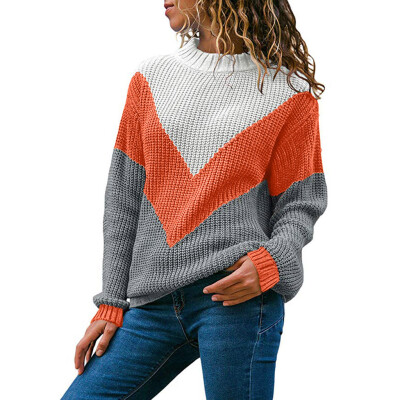 Gobestart Women Round Neck Color Block Long Sleeve Knitted Sweater Tops Pullover Jumper
Gobestart Women Round Neck Color Block Long Sleeve Knitted Sweater Tops Pullover Jumper