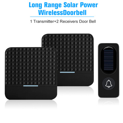 300M1000ft Long Range Solar Power Wireless Waterproof Doorbell Light Control Sensor with 1 Transmitter2 Receiver 52 Melodies 4 V
300M1000ft Long Range Solar Power Wireless Waterproof Doorbell Light Control Sensor with 1 Transmitter2 Receiver 52 Melodies 4 V