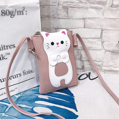 Tailored Female Cat Mobile Phone Bag Cartoon Mini Bag Cute Wild Shoulder Messenger Bag
Tailored Female Cat Mobile Phone Bag Cartoon Mini Bag Cute Wild Shoulder Messenger Bag