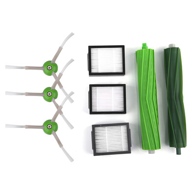 Robotic Vacuum Cleaner Filters Sweeping Brushes Multi-surface Rubber Brush Kit Replacement Accessories for iRobot Roomba i7 i7 i7
Robotic Vacuum Cleaner Filters Sweeping Brushes Multi-surface Rubber Brush Kit Replacement Accessories for iRobot Roomba i7 i7 i7