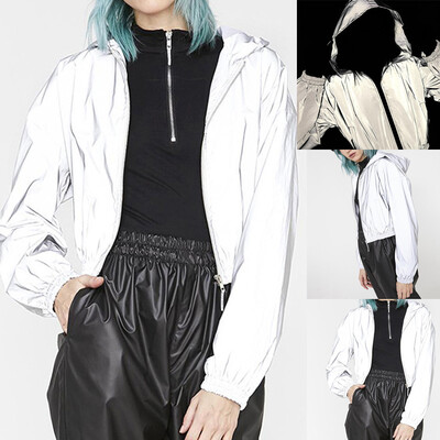 Roseonmyhand Women Fashion Street Trendy Hat Zipper Reflective Long Sleeve Short Coat Tops
Roseonmyhand Women Fashion Street Trendy Hat Zipper Reflective Long Sleeve Short Coat Tops