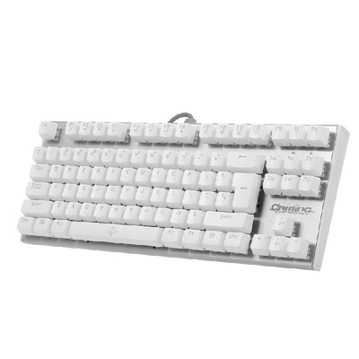 Backlit Mechanical Gaming Keyboard Blue Switch 87 Keys Ergonomic Keyboard Suspended Keys with Hand WristSilver
Backlit Mechanical Gaming Keyboard Blue Switch 87 Keys Ergonomic Keyboard Suspended Keys with Hand WristSilver
