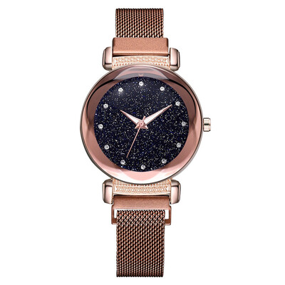 Luxury Rose Gold Women Watches Starry Sky Magnetic Female Wristwatch Rhinestone Clock relogio feminino montre femme 533
Luxury Rose Gold Women Watches Starry Sky Magnetic Female Wristwatch Rhinestone Clock relogio feminino montre femme 533