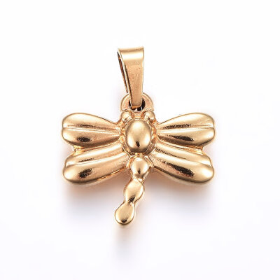 304 Stainless Steel Pendants Large Hole Pendants Dragonfly Golden 16x17x35mm Hole 5x3mm
304 Stainless Steel Pendants Large Hole Pendants Dragonfly Golden 16x17x35mm Hole 5x3mm