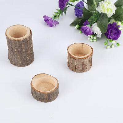 Greensen 3PCS Wooden Candle Holder Succulent Plant Candle holder for Home Wedding Bar Party Decoration
Greensen 3PCS Wooden Candle Holder Succulent Plant Candle holder for Home Wedding Bar Party Decoration
