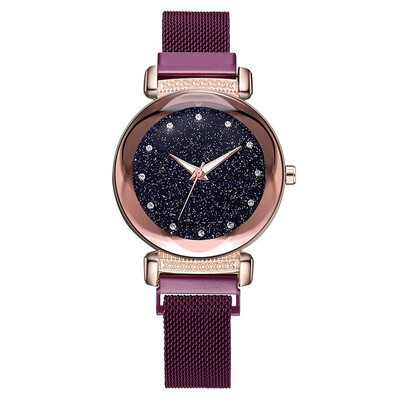 Luxury Rose Gold Women Watches Starry Sky Magnetic Female Wristwatch Rhinestone Clock relogio feminino montre femme 533
Luxury Rose Gold Women Watches Starry Sky Magnetic Female Wristwatch Rhinestone Clock relogio feminino montre femme 533
