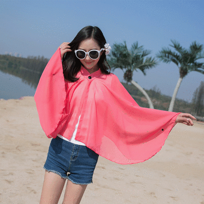 Summer Korean version of chiffon variety sunscreen shawl female bike electric car driving sleeve UV protection silk scarf
Summer Korean version of chiffon variety sunscreen shawl female bike electric car driving sleeve UV protection silk scarf