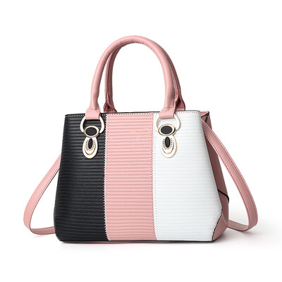 2019 summer new female bag big bag large capacity color matching fashion handbag shoulder diagonal package
2019 summer new female bag big bag large capacity color matching fashion handbag shoulder diagonal package