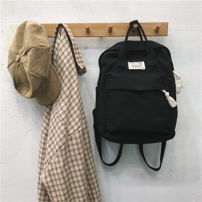Double shoulder bag female Korean version of high school students simple fashion schoolbag ins canvas backpack
Double shoulder bag female Korean version of high school students simple fashion schoolbag ins canvas backpack