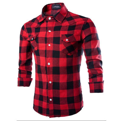 New Mens Plaid Cotton Shirt Slim Soft Comfortable Autumn Men Shirts Business Casual Long-sleeve Clothes
New Mens Plaid Cotton Shirt Slim Soft Comfortable Autumn Men Shirts Business Casual Long-sleeve Clothes