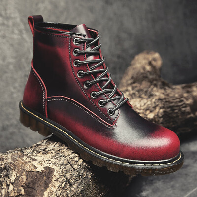 British leather Chelsea boots mens boots high to help turn fur shoes boots Martin boots tide shoes
British leather Chelsea boots mens boots high to help turn fur shoes boots Martin boots tide shoes