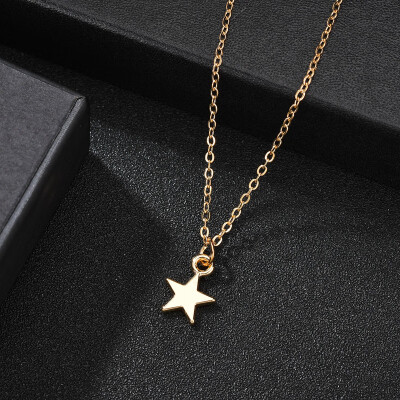 Minimalism Round Heart Star Hollow Choker Necklace Korean Metal Gold Color Pendant Necklace For Women Fashion Geometric Jewelry
Minimalism Round Heart Star Hollow Choker Necklace Korean Metal Gold Color Pendant Necklace For Women Fashion Geometric Jewelry