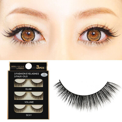 〖Follure〗3 Pairs 3D Long False Eyelashes Makeup Natural Fake Thick Black Eye Lashes
〖Follure〗3 Pairs 3D Long False Eyelashes Makeup Natural Fake Thick Black Eye Lashes