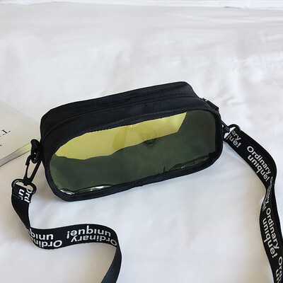 Ins street shooting Japanese Korean version of the port wind hip hop di transparent package trend personality street shoulder slung small bag female
Ins street shooting Japanese Korean version of the port wind hip hop di transparent package trend personality street shoulder slung small bag female