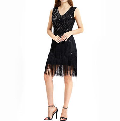 〖Follure〗Women Vintage 1920s Bead Fringe Sequin Lace Party Flapper Cocktail Prom Dress
〖Follure〗Women Vintage 1920s Bead Fringe Sequin Lace Party Flapper Cocktail Prom Dress