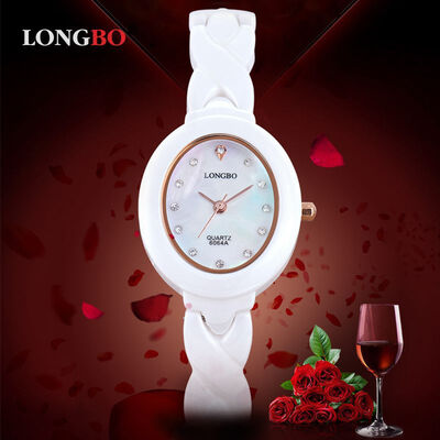 LONGB fashion real ceramic ladies watch Korean waterproof quartz female watch diamond female watch 6064
LONGB fashion real ceramic ladies watch Korean waterproof quartz female watch diamond female watch 6064