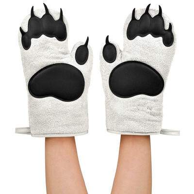 2Pcs Kitchen Cooking BBQ Thicken Bear Paws Oven Gloves Household Insulated Silicone Anti-scalding Gloves Oven Mitts Kitchen Tool
2Pcs Kitchen Cooking BBQ Thicken Bear Paws Oven Gloves Household Insulated Silicone Anti-scalding Gloves Oven Mitts Kitchen Tool