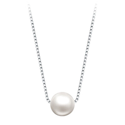 2Pcs Elegant Women Sterling Silver Water Wave Chain Natural Freshwater Round Pearl Pendant Necklace Necessaries
2Pcs Elegant Women Sterling Silver Water Wave Chain Natural Freshwater Round Pearl Pendant Necklace Necessaries