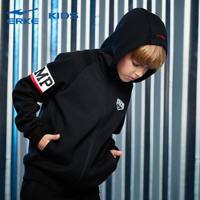 Hongxing Erke ERKE childrens clothing jacket boys cardigan hooded sweater sports shirt wild casual jacket 63219114057 black 1
Hongxing Erke ERKE childrens clothing jacket boys cardigan hooded sweater sports shirt wild casual jacket 63219114057 black 1