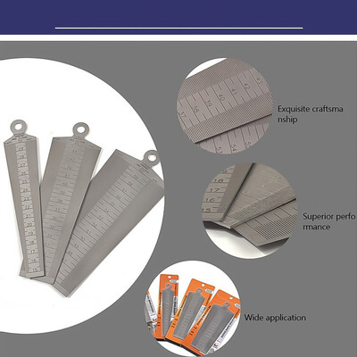 〖Follure〗Stainless Steel Welding Cone Feeler Ruler Hole Detection Tool High Precision
〖Follure〗Stainless Steel Welding Cone Feeler Ruler Hole Detection Tool High Precision