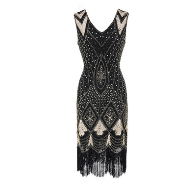 〖Follure〗Women Vintage 1920s Bead Fringe Sequin Embellished Party Flapper Gatsby Dress
〖Follure〗Women Vintage 1920s Bead Fringe Sequin Embellished Party Flapper Gatsby Dress