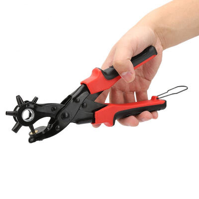Greensen Multifunction 6 Punch Sizes Rotating Leather Hole Punch Hand Steel Punching Pliers Tool
Greensen Multifunction 6 Punch Sizes Rotating Leather Hole Punch Hand Steel Punching Pliers Tool