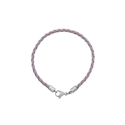 Braided Leather Cord Bracelet Makings with 316 Stainless Steel Lobster Claw Clasps Lilac 170x3mm
Braided Leather Cord Bracelet Makings with 316 Stainless Steel Lobster Claw Clasps Lilac 170x3mm