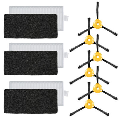 Pack of 9 Replacement Accessories Kit for Ecovacs Deebot N79 N79S Robotic Vacuum Cleaner--3 HEPA Filters 6 Side Brushes
Pack of 9 Replacement Accessories Kit for Ecovacs Deebot N79 N79S Robotic Vacuum Cleaner--3 HEPA Filters 6 Side Brushes